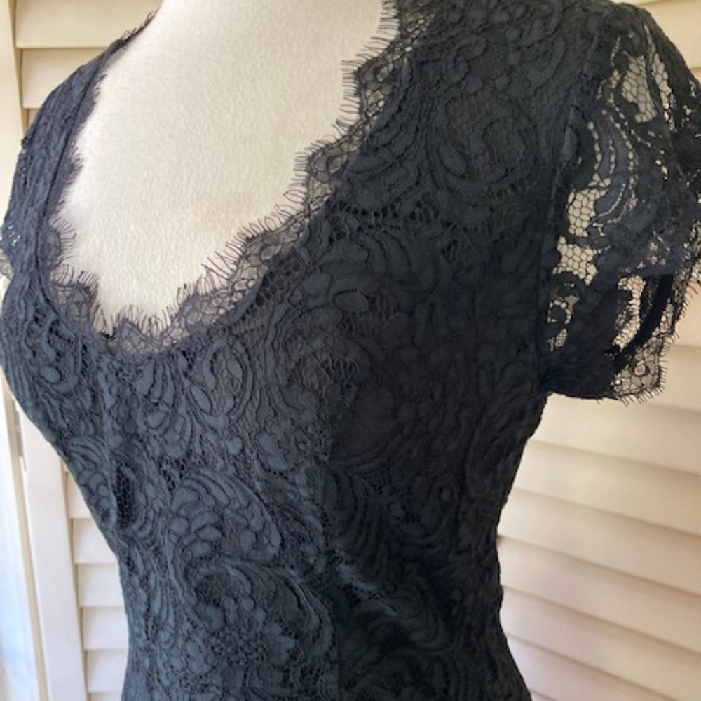 Joie Black Lace Dress - Picture 6 of 16